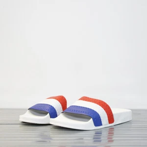 Adidas Originals Adilette Slides para mujer en blanco/azul/rojo G55375 PVP: 29,99 € - Imagen 1 de 6