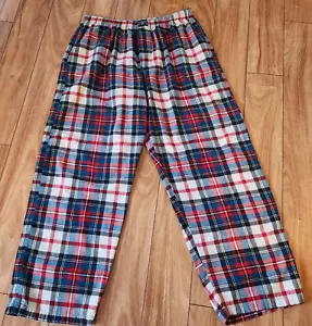 Vintage Ralph Lauren Polo Men's Flannel Plaid Sleep Pants~Large - Picture 1 of 4