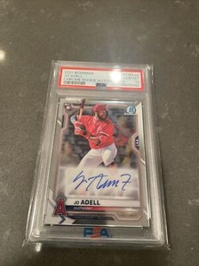 2021 Bowman Jo Adell RC On Card Auto #CRA-JA PSA 10 Pop 2!! 📈🔥