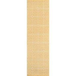 Momeni Rugs Baja Collection Area Rug, 2'3" x 7'6" - Runner, Yellow - Picture 1 of 5