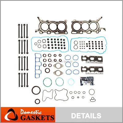 Full Gasket Set Head Bolts Fit 11-19 Ford Explorer Edge Flex Taurus 3.5L V6 - Image 1 of 4