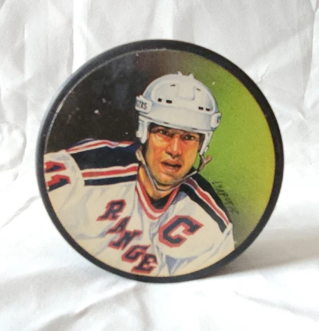Mark Messier New York Rangers NHL 1996 Puck Photo Action Face Cover