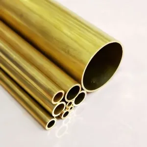 2Pcs Brass Tube 2.5mm Wall Thickness 10-35mm OD 300mm Length Yellow copper - Picture 1 of 5
