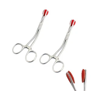 2 Pcs YOUNG Tongue Seizing Forceps 7" Surgical Hospital & Veterinary Instruments - Picture 1 of 3