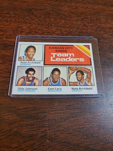 1975-76 Topis Kansas City Kings Leaders Basketball Card #124 Ex+
