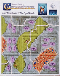 MISTS OVER CARCASSONNE Board Game expansion THE SPELL CIRCLES - FACTORY DEFECTED