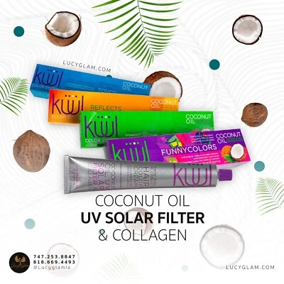 Kuul Color Cream Hair Color / Chose Among 70 Shades + 24  Funny Colors 3.04oz - Image 1 of 4