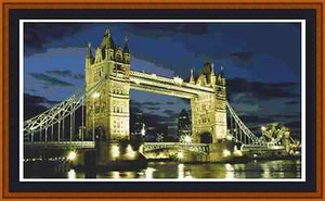 London Tower Bridge Cross Stitch Kit - Picture 1 of 2