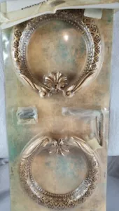 Vintage Maison Of Elegance Draperie Hardware Schal Ringe mit Klammern - Bild 1 von 5
