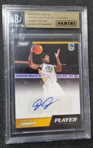 Tarjeta de autógrafo Damian Jones 2018 Panini Player of the Day Ltd #50 - Imagen 1 de 2