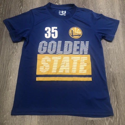 Golden State Warriors Basketball T-Shirt #35 Kevin Durant NBA Unk Boys Youth Cover