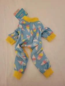 pet pajamas x small blue with ice cream cones BNWT! and BNIP! - Picture 1 of 5