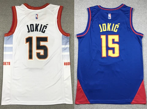 Denver Nuggets City Edition Jersey.- Nikola Jokic #15 - Men's Size S-2XL Cover