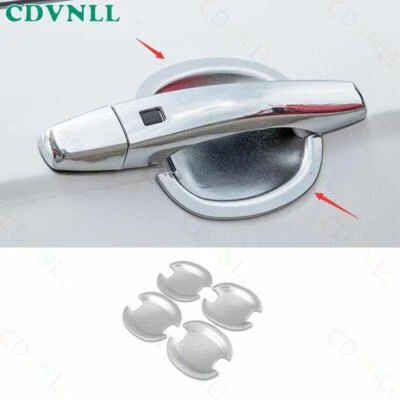 Para Volkswagen Jetta 2012-2018 Cromo Plateado Exterior Puerta Lateral Cuenco Marco Borde Foto 1 de 4