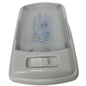 Led Rv Ceiling Dome Light 12V Light Fixture For Trailer Camper LUM-ICL97L NEW - Picture 1 of 8