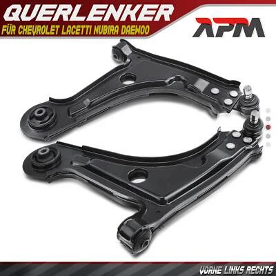 2 bracci trasversali sospensione ruota anteriore L+R inferiore per Chevrolet Lacetti Nubira Daewoo - Immagine 1 di 4