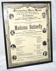 Original 1907 Metropolitan Opera House Poster: "Madama Butterfly"  - Caruso (OF)