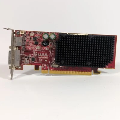 ATI Radeon X1300 128MB DDR2 PCIE Half Height Low Profile Graphics Card DVI Red - Image 1 of 4