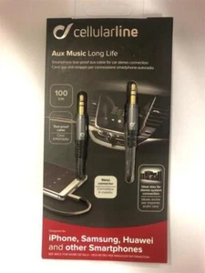Cavo aux Music Long Life CellularLife anti-strappo per connessione smartphone-a - Imagen 1 de 1
