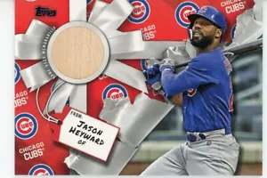 2019 Topps Holiday WHR-JH JASON HEYWARD Memorabilia Relic CUBS BAT - Picture 1 of 1