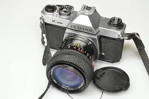 VINTAGE PENTAX K1000/K 1000 35mm SLR FILM CAMERA W/35-70mm 3.5-4.5 ZOOM LENS - Picture 1 of 6