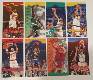 8 Lot 1995-96 Fleer Jam Session NBA Basketball Cards #2 5 21 35 40 72 79 115 - Picture 1 of 2