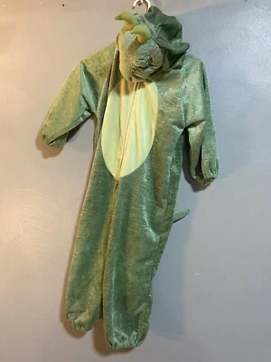 "Disfraz de dinosaurio dragón vintage Sears para niños cuerpo completo 44"" vestir Halloween" Foto 1 de 3