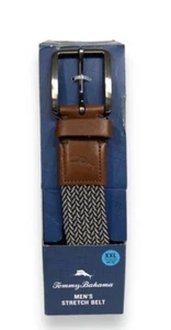 Tommy Bahama Men’s Size XXL 44-52 Pant Size Mens Stretch Belt Navy/Khaki - Picture 1 of 3
