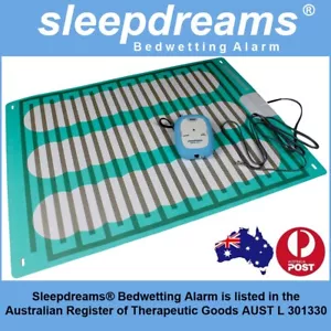 Sleepdreams® Bedwetting Mattress Alarm NON-INVASIVE Bed Wetting Enuresis BLUE - Picture 1 of 7