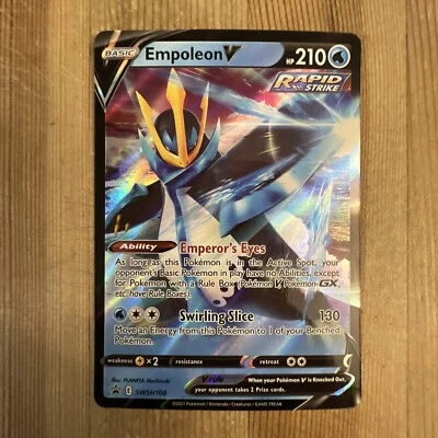 Empoleon V - SWSH108 - Pokemon Promo Sword & Shield Ultra Rare Holo Card NM - Image 1 of 2