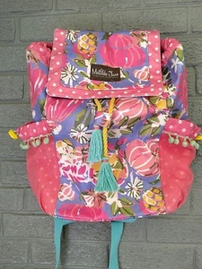 Matilda Jane Rucksack Strand Tag Schwimmen Rosa Blumen Kordelzug Tasche - Bild 1 von 12