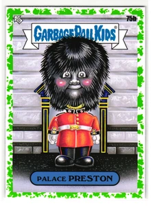 Palace Preston 2021 Garbage Pail Kids British Royal Guard Parody Sticker Green - Picture 1 of 2