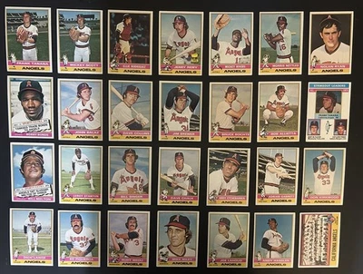 1976 年 Topps 加利福尼亚州天使全套 NOLAN RYAN Frank TANANANA Bobby BONDS — 第 1/3 张图片