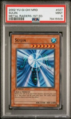 2002 Suijin 1st Edition PSA 9 MINT Yu-Gi-Oh Metal Raiders MRD-027 - Image 1 of 2