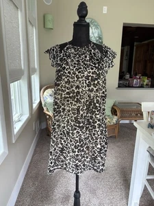 Vestido de sol AUW para mujer talla mediana. Animal Print, necesita limpieza. Punto como en la foto - Imagen 1 de 10