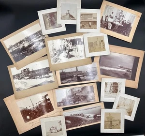 51 VINTAGE BLACK AND WHITE PHOTO LOT, Dates back to 1800’s and early 1900’s. - Picture 1 of 10