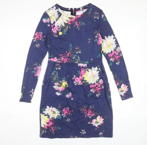 Joules Women's Floral Shift Dress, Multicoloured, Size 12 - Picture 1 of 12