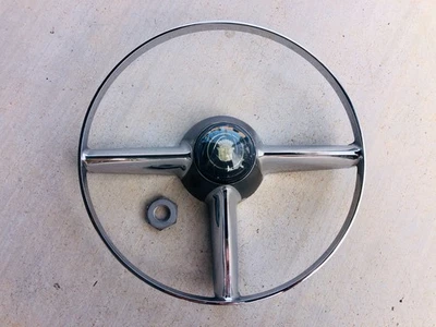 Anillo de bocina Cadillac 1949-1950 con botón serie 62 DeVille Fleetwood 49-50 GM Foto 1 de 4