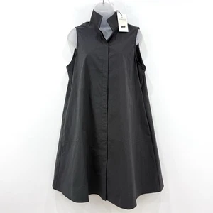 Tuckernuck Charlie Shirt Dress Womens L NWT Sleeveless Capsule Minimal Preppy - Picture 1 of 14