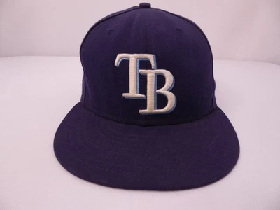 New Era Authentic MLB Tampa Bay Rays On-Field Fitted Hat Cap 7 3/8 - Image 1 of 4