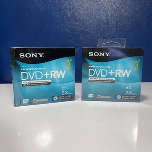 Sony 8cm DVD+RW 5x Recordable Disc (new Jewel Case Pack of 3) And 2 Loose Sealed - Picture 1 of 4