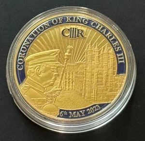 Coronation of King Charles III May 2023 CIIIR Medal Coin England UK GB - Picture 1 of 2