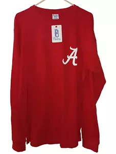 ALABAMA CRIMSON TIDE RED LONG SLEEVE SHIRT MEN SIZE LARGE - Picture 1 of 2