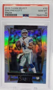 2016 Select Dak Prescott silber #70 PSA 10 Rookie RC Dallas Cowboys - Bild 1 von 2