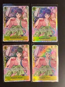 One Piece Card Game Kouzuki Hiyori OP06-106 Super Rare Playset of 4 - Picture 1 of 1