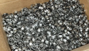 100 pack Oetiker Ear Clamps PEX Series 167 1/2" PEX 17.5mm Clamp Stainless Steel - Picture 1 of 5