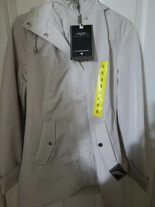 HFX Damen Allwetter Trenchcoat wasserabweisend mit Kapuze, Zinfandel - Bild 1 von 5