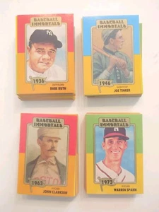 Babe Ruth Ty Cobb Honus Wagner 1980 Baseball Immortals Set 1-173 - Bild 1 von 3