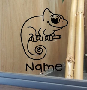 Chameleon Customised Vivarium Decal Sticker - Picture 1 of 3