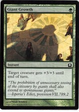 Giant Growth *FOIL Common* Magic MtG x1 Return to Ravnica SP